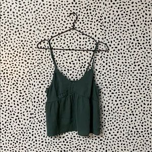 AEO Flowy Babydoll Tank Blouse